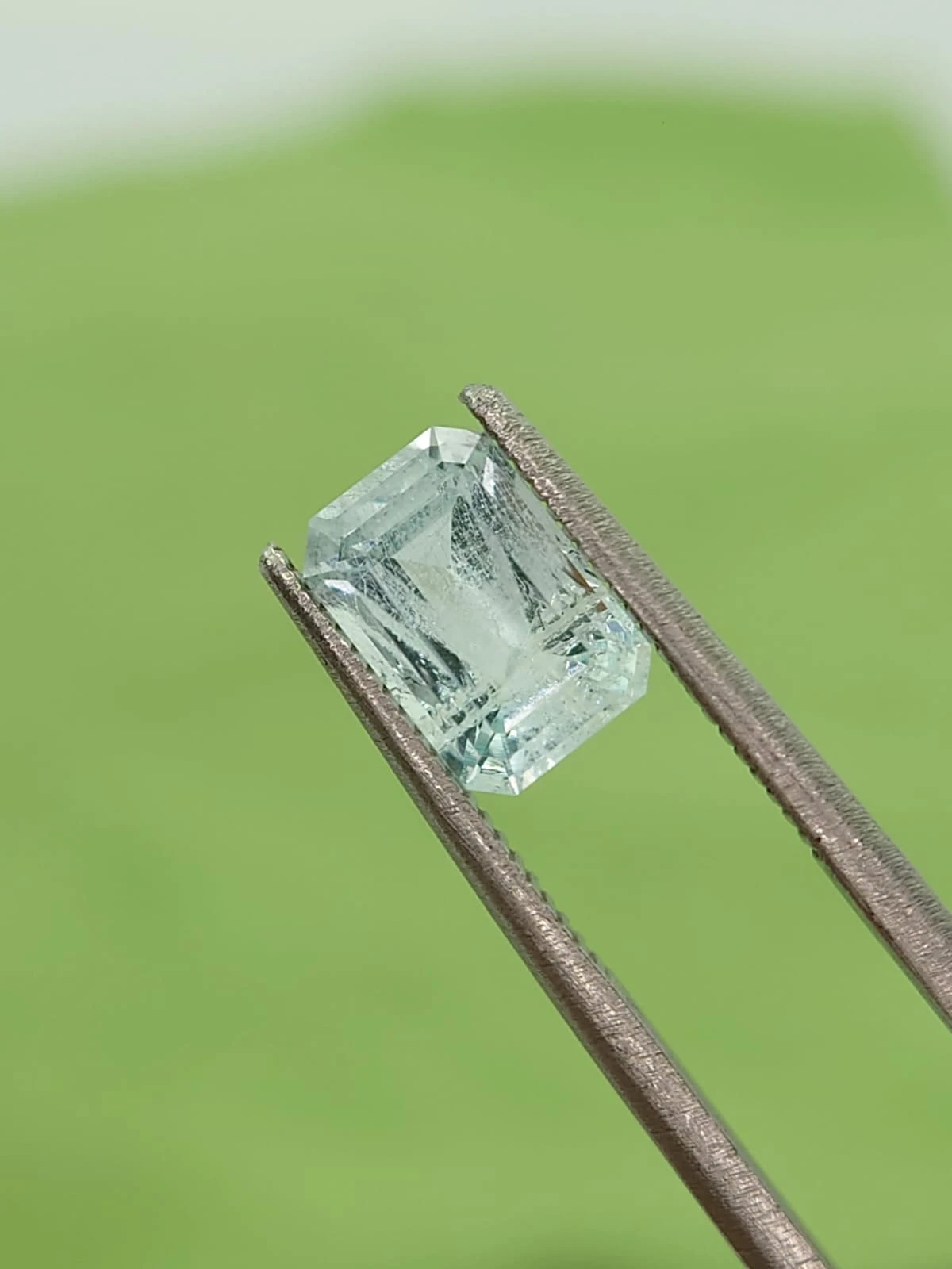 1.32ct Natural Aquamarine Emerald Cut From Nigeria — view 3